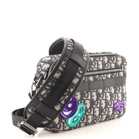 dior and kenny scharf safari messenger bag